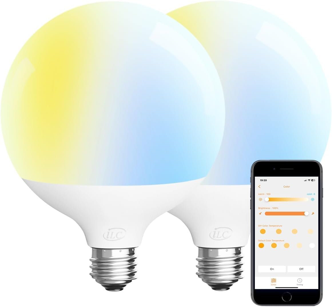 Color Changing Beige Smart Bulb — 72" — 2700k-6000k