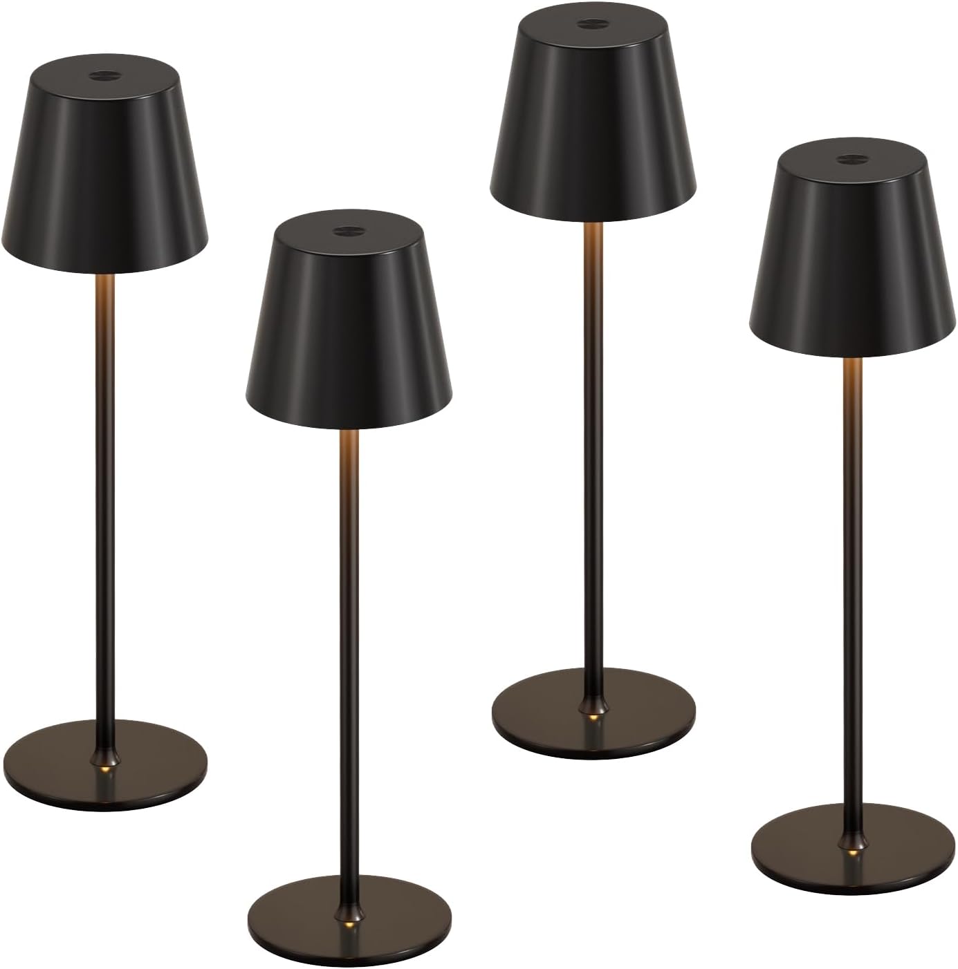 Cordless Black Table Lamp — Black