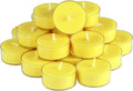 Scented Luxe Metal Candle Set — Set of 12 — lemon