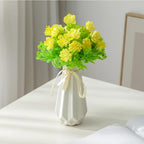 Modern Ceramic Flower Vase — 7.9" - View 4
