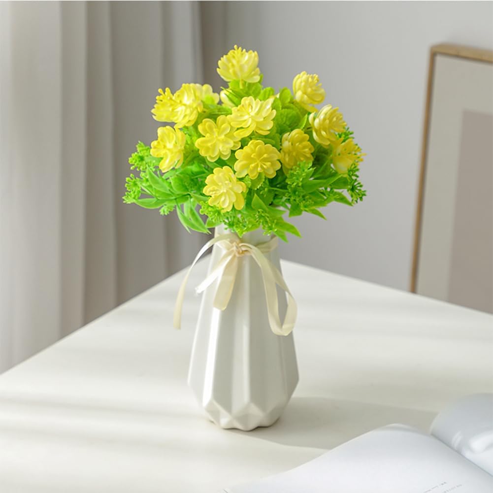 Modern Ceramic Flower Vase — 7.9" - View 4