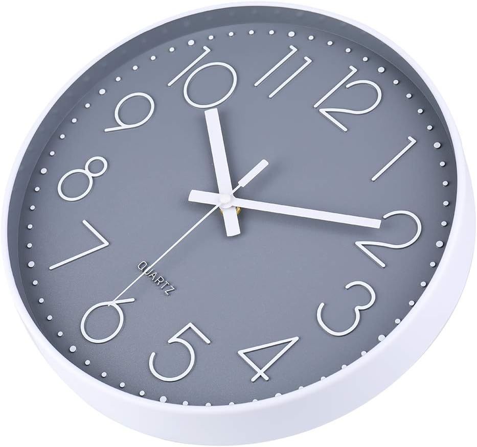 Modern Black Wall Clock — 16" - View 8