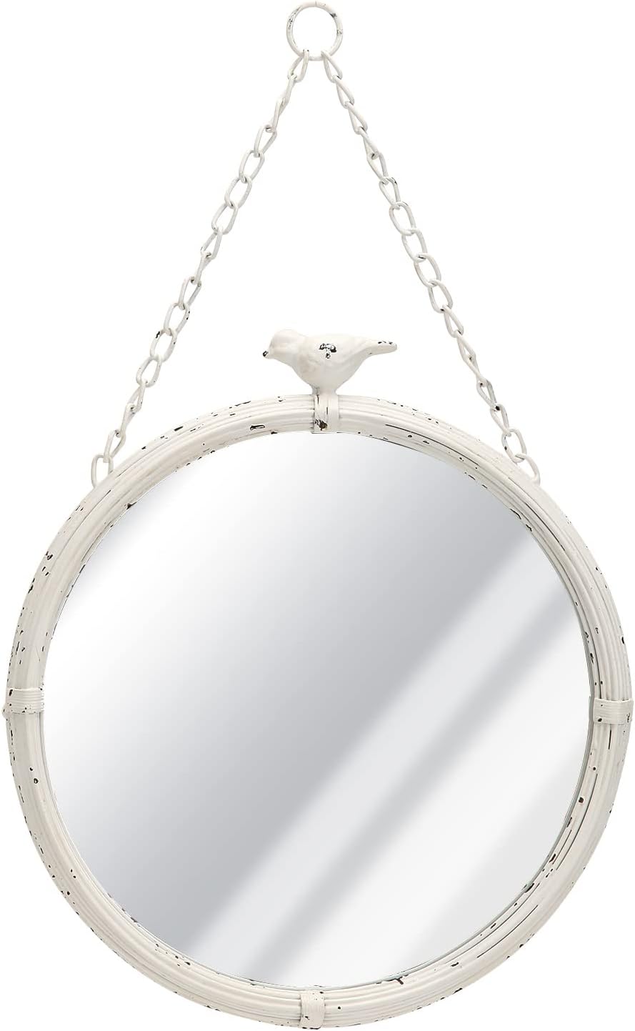 Framed Farmhouse Black Mirror — 12.6" — 17.9"L x 11.2"W