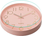 Battery Operated Modern Blue Wall Clock - View 2