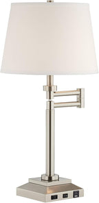 USB Charging Modern Metal Table Lamp — 29" - View 9