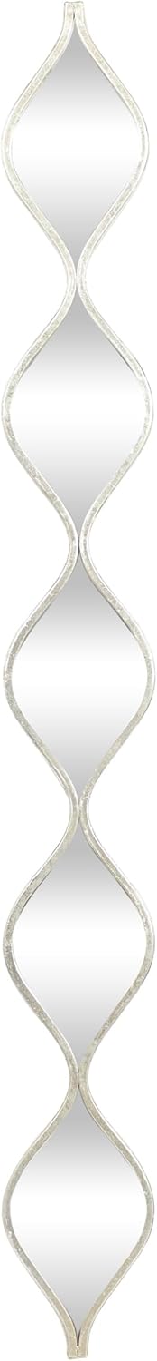 Round Luxe Gold Wall Mirror — 8" — Silver