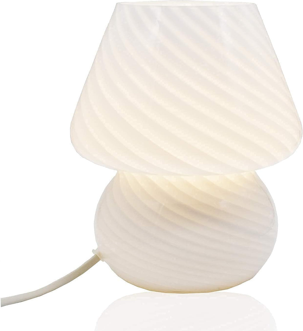 Modern Glass Bedside Lamp - View 2