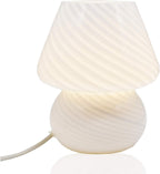 Modern Glass Bedside Lamp - View 2