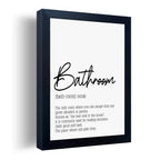 Framed Modern Fabric Wall Decor — 10"