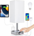 Dimmable Black Table Lamp — Chrome - White