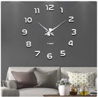 Battery Operated Luxe Black Wall Decor — Silver