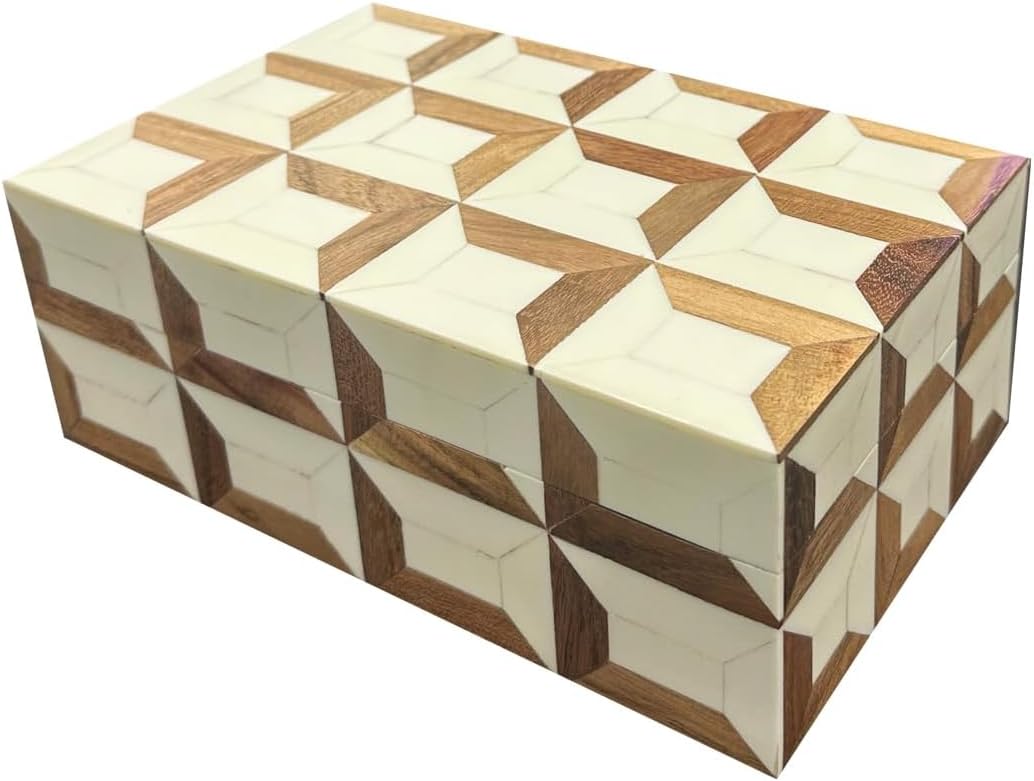 Black Storage Basket — Brown and off white Felix