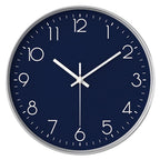 Battery Operated Blue Wall Clock