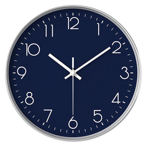 Battery Operated Blue Wall Clock
