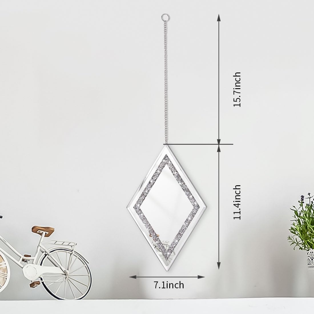 Luxe Glass Wall Mirror — Set of 3 - View 3