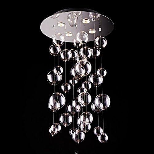 Modern Gold Chandelier - View 4