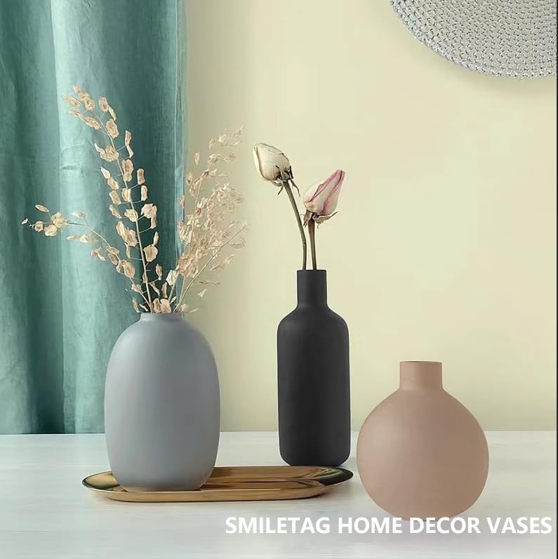 Farmhouse Ceramic Vase — Set of 3 - View 2