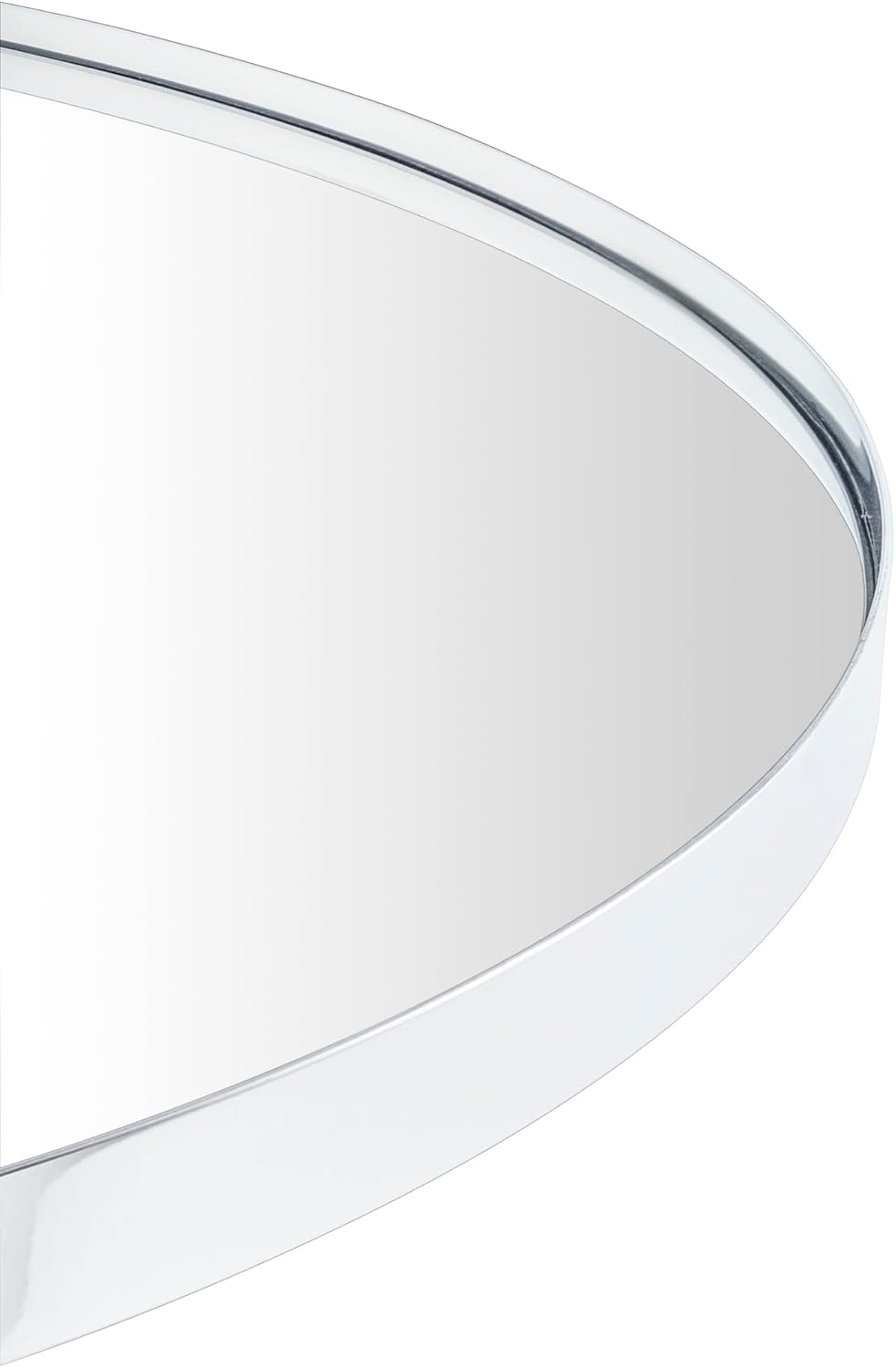 Black Round Mirror — 30" - View 3