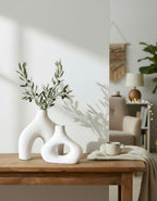 Modern Black Vase — Set of 2 - View 4