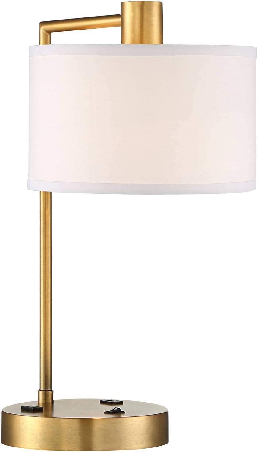 USB Charging Luxe Gold Table Lamp — 21" - View 8