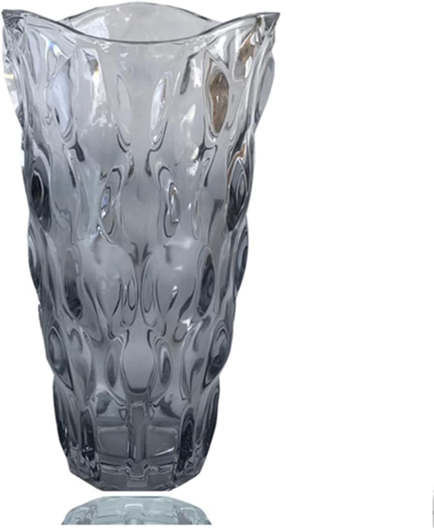 Boho Blue Vase — 5" — Gradient Gray