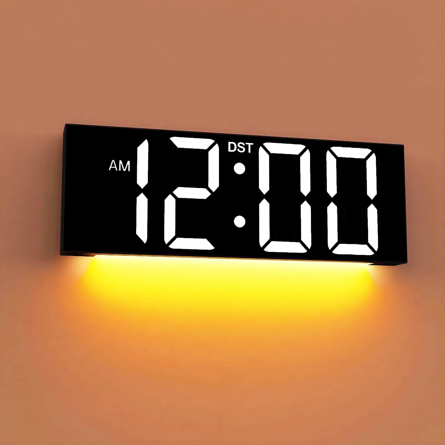 RGB Black Table Lamp — 12" — White