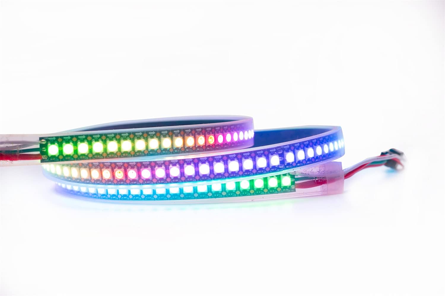 RGB Black LED Strip Light — 3.2FT 144LEDS Waterproof IP67