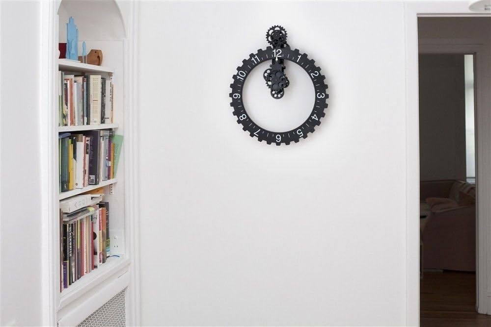 Black Wall Clock - View 3