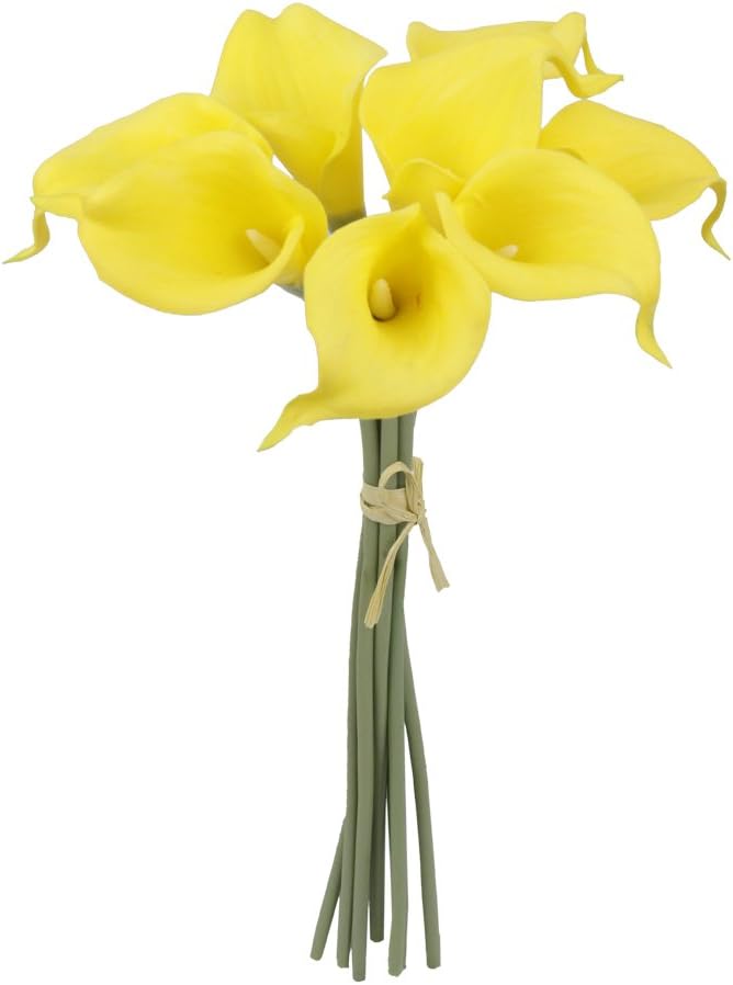 Beige Artificial Flowers — Yellow