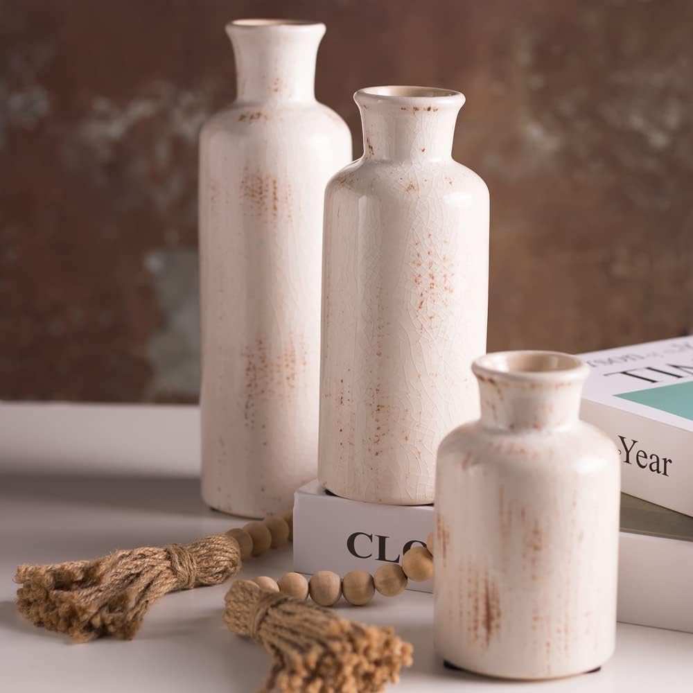 Farmhouse Ceramic Vase Set - View 4