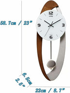 Modern Wood Wall Clock - View 3