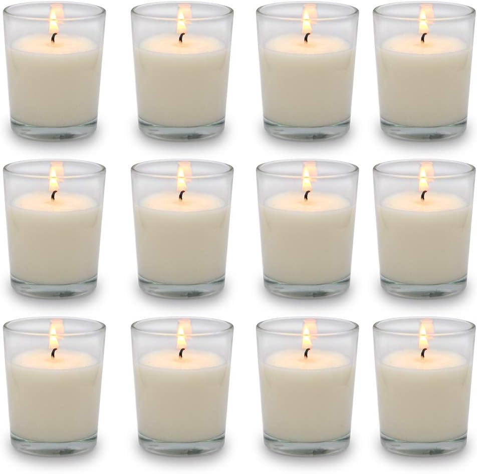 Soy Wax White Candle — Set of 12 — White