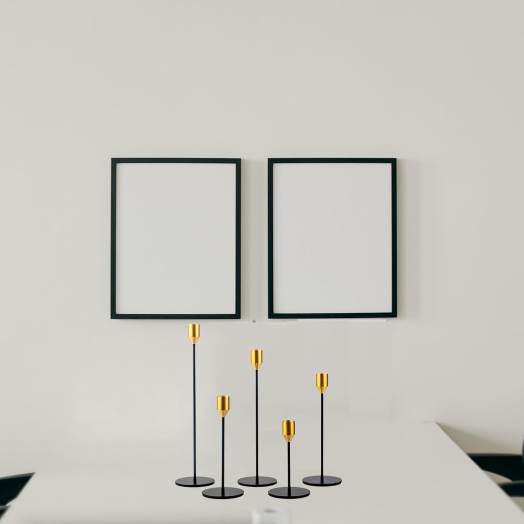 Antique Luxe Metal Candle — Set of 5 - View 6