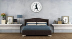 Black Wall Clock - View 4