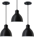 Black Pendant Light — Black 3 Pack