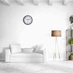 Black Wall Clock — 8" - View 5