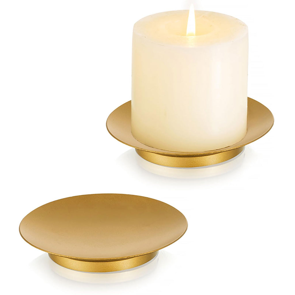 Luxe Black Pillar Candle — Set of 2