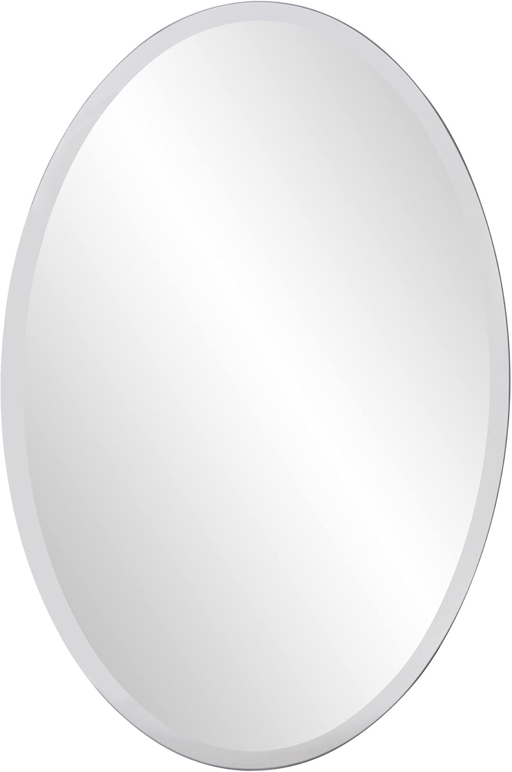 Beveled Modern Glass Vanity Mirror — 12" — Frameless