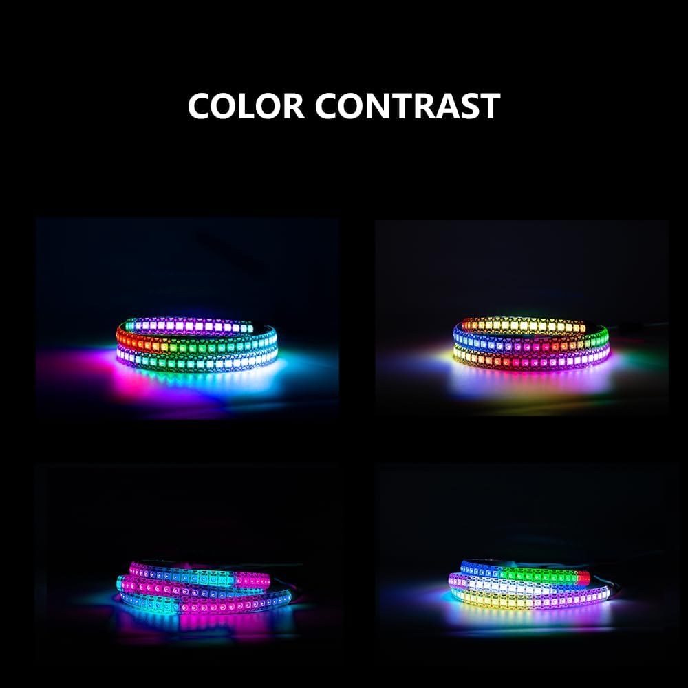RGB Black LED Strip Light - View 2