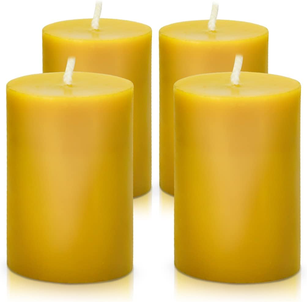 Wax Pillar Candle — 3" — 2x3 inch(4 pack)