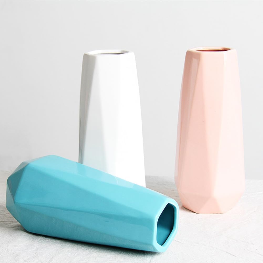 Modern Blue Flower Vase — 4" - View 4
