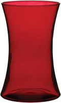 Pink Flower Vase — 8" — Red
