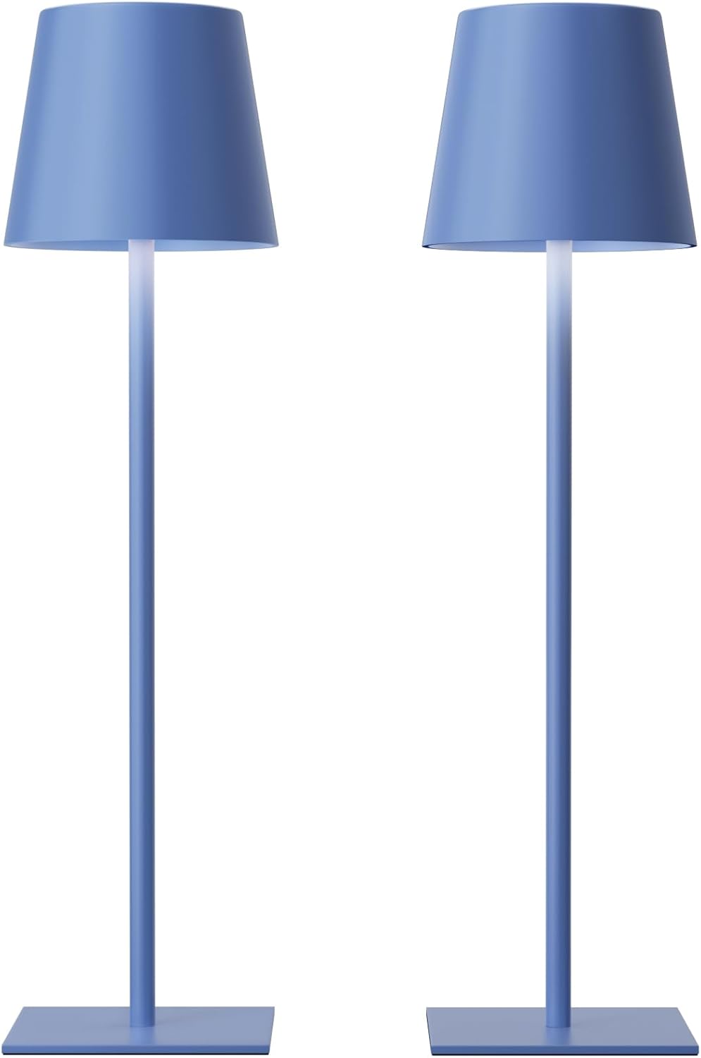 Cordless Black Desk Lamp — Navy Blue