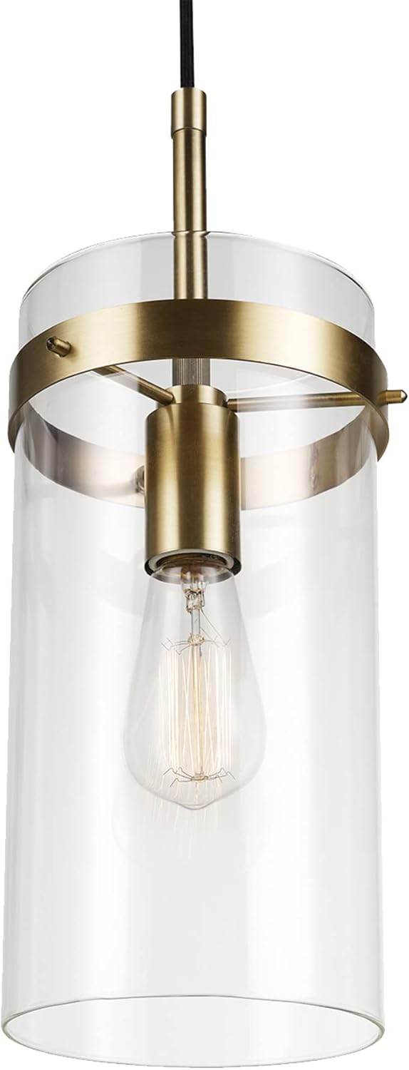 Vintage Luxe Metal Pendant Light — 1-Light - View 5