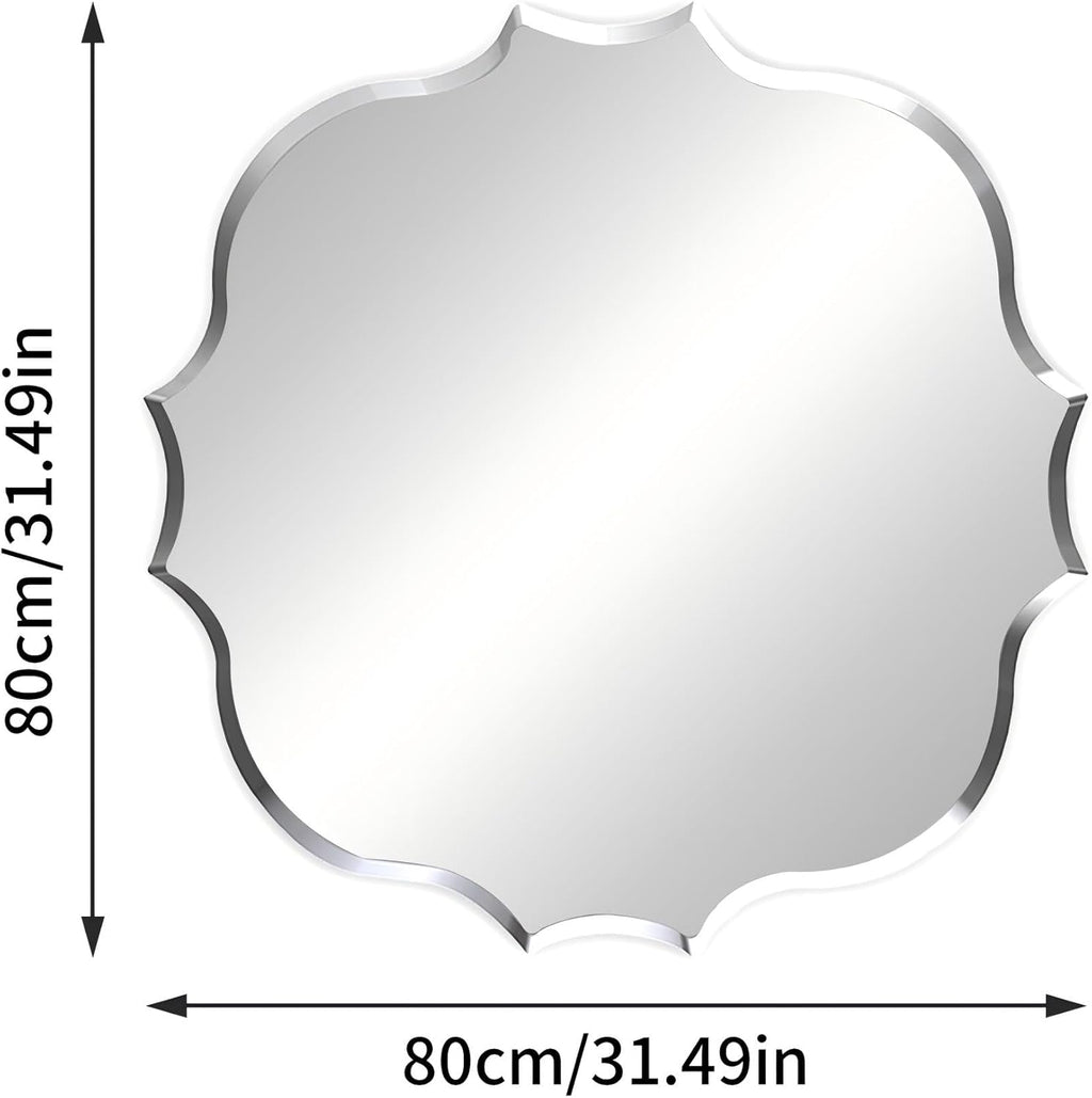Beveled Beige Wall Mirror — 32" - View 8