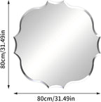 Beveled Beige Wall Mirror — 32" - View 8