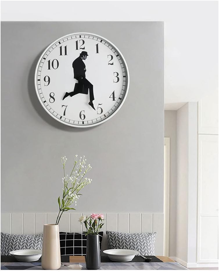 Black Wall Clock - View 2