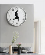 Black Wall Clock - View 2