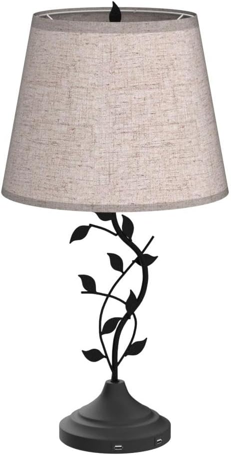 USB Beige Table Lamp - View 4