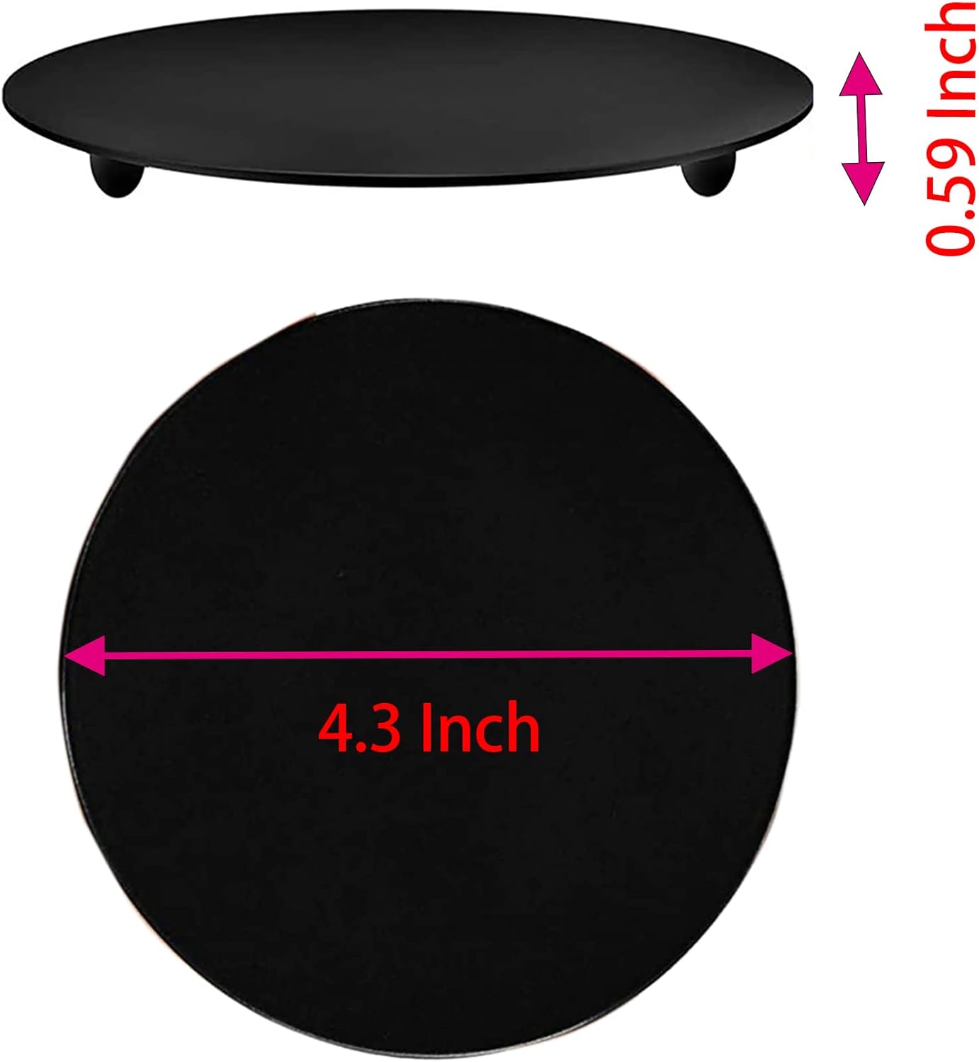 Black Candle — 3" - View 2